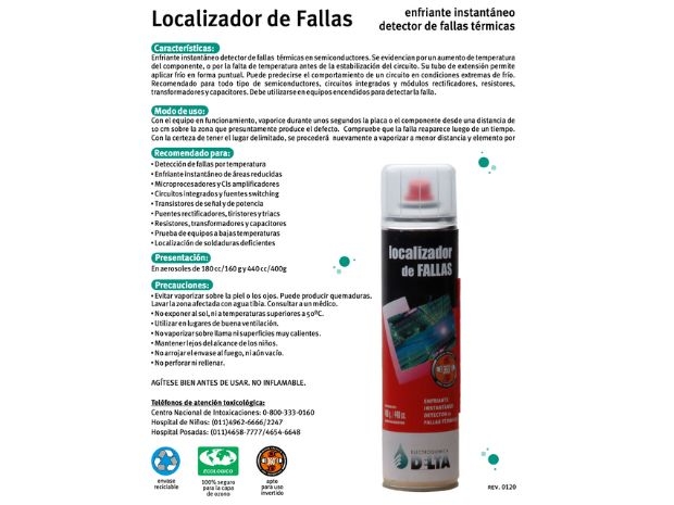 &u+ LOCALIZADOR DE FALLAS ENFRIANTE INSTANTANEO DELTAS 330CC DELTA